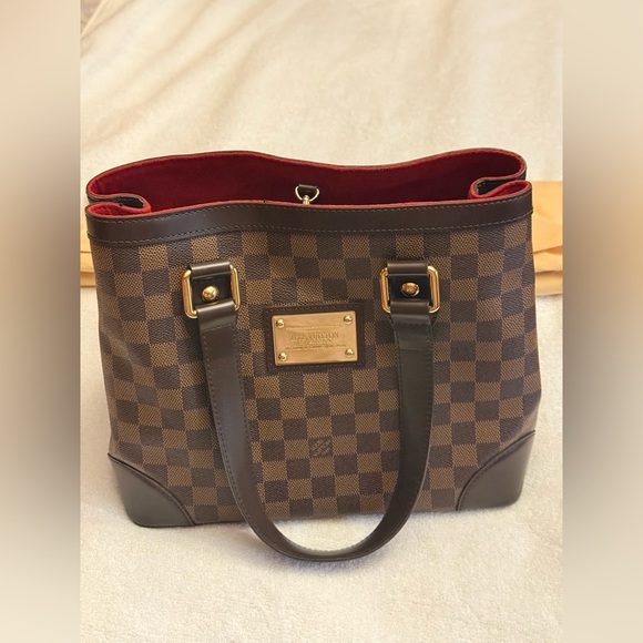 Louis Vuitton Handbags - Authentic-Louis Vuitton Hampstead PM Damier Ebene Tote – Excellent Condition